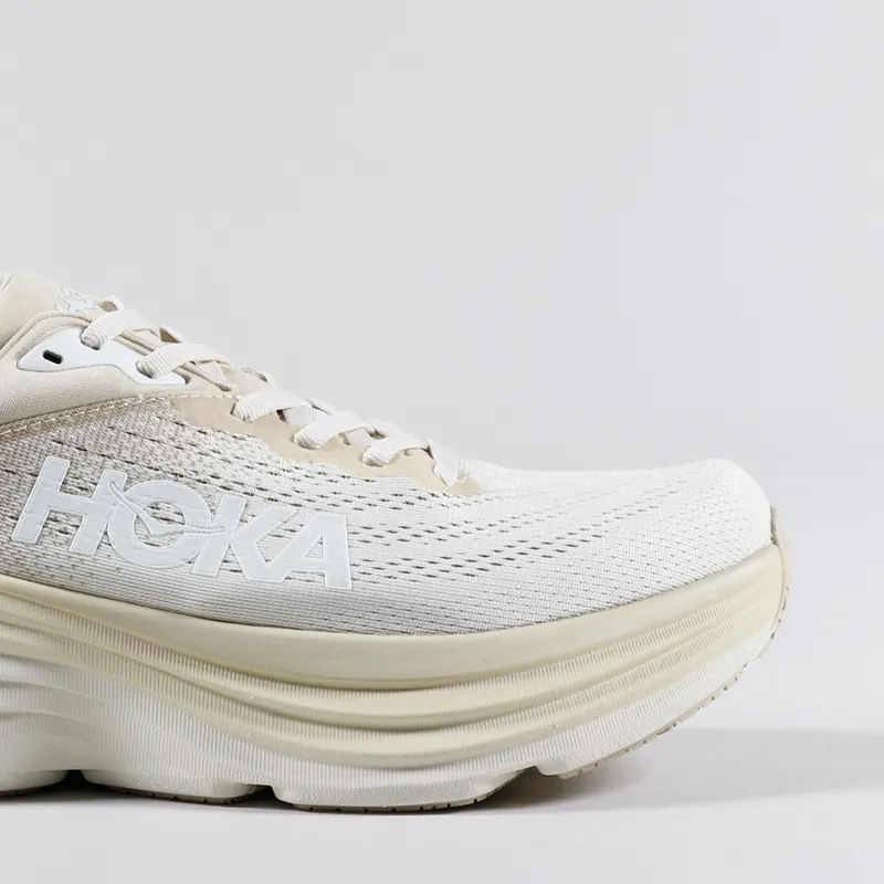 HOKA Bondi 8 Shoes Shifting Sand Eggnog-6