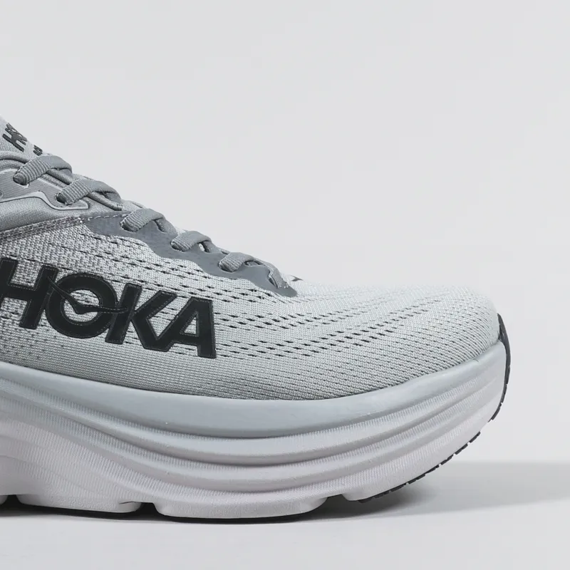HOKA Bondi 8 Shoes Sharkskin Harbor Mist-6