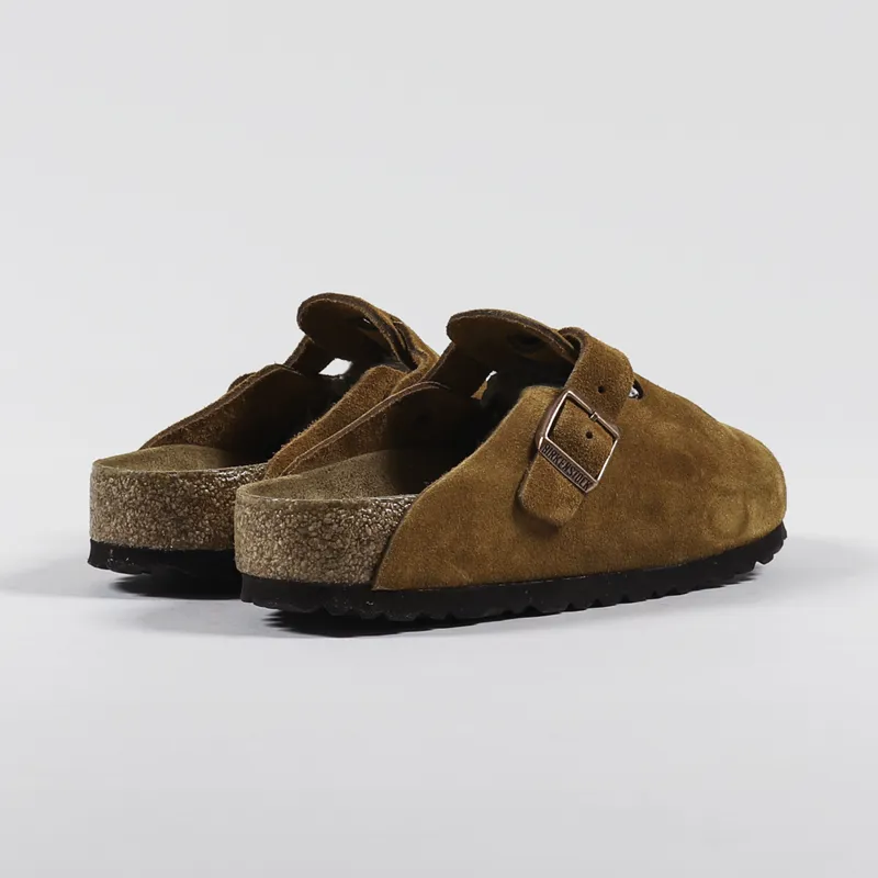 Birkenstock Boston BS Soft Footbed Regular Fit Sandals Suede Mink-3