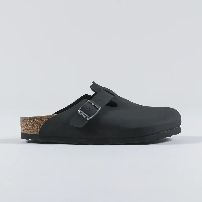 Birkenstock Boston Vegan Birko-Flor Sandals Black-4