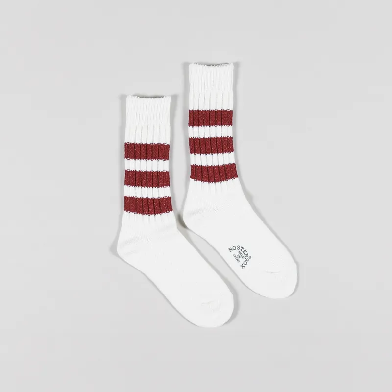 Rostersox Japanese Boston Socks Red White