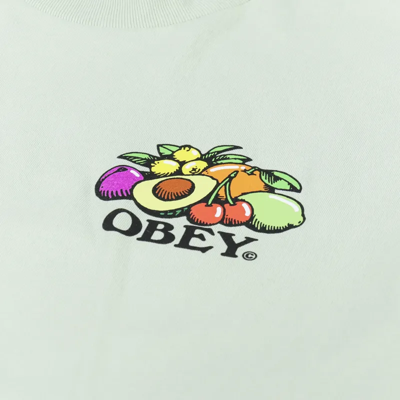 Obey Bowl of Fruit T Shirt Cucumber-5