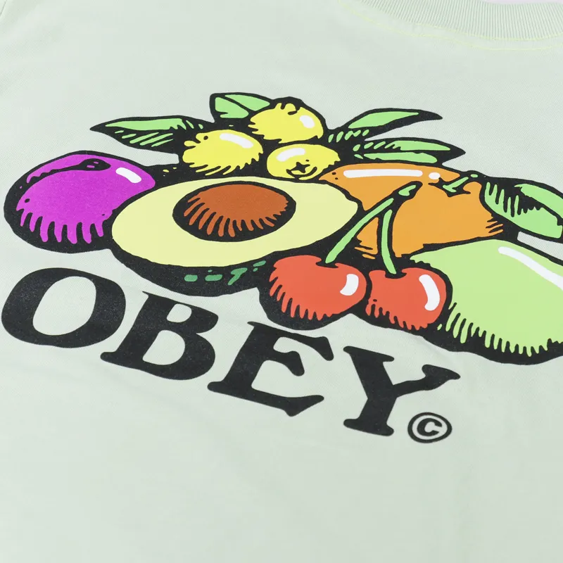 Obey Bowl of Fruit T Shirt Cucumber-4