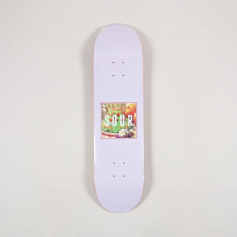 Sour Solution Box Logo Jello Deck 8.25 White