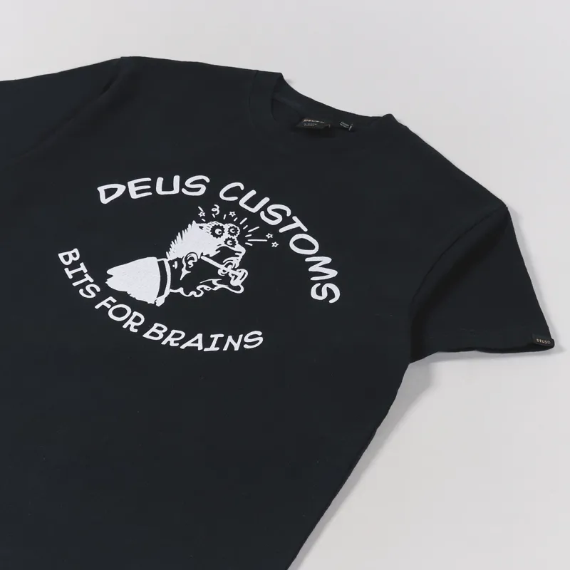 Deus Ex Machina Brainz T Shirt Black-2