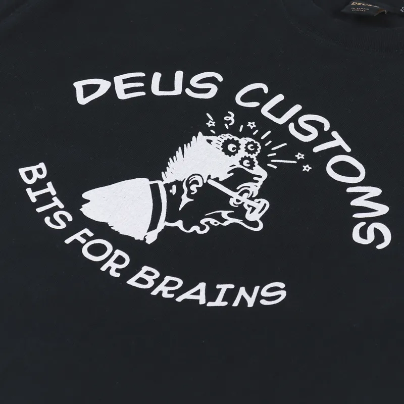 Deus Ex Machina Brainz T Shirt Black-1