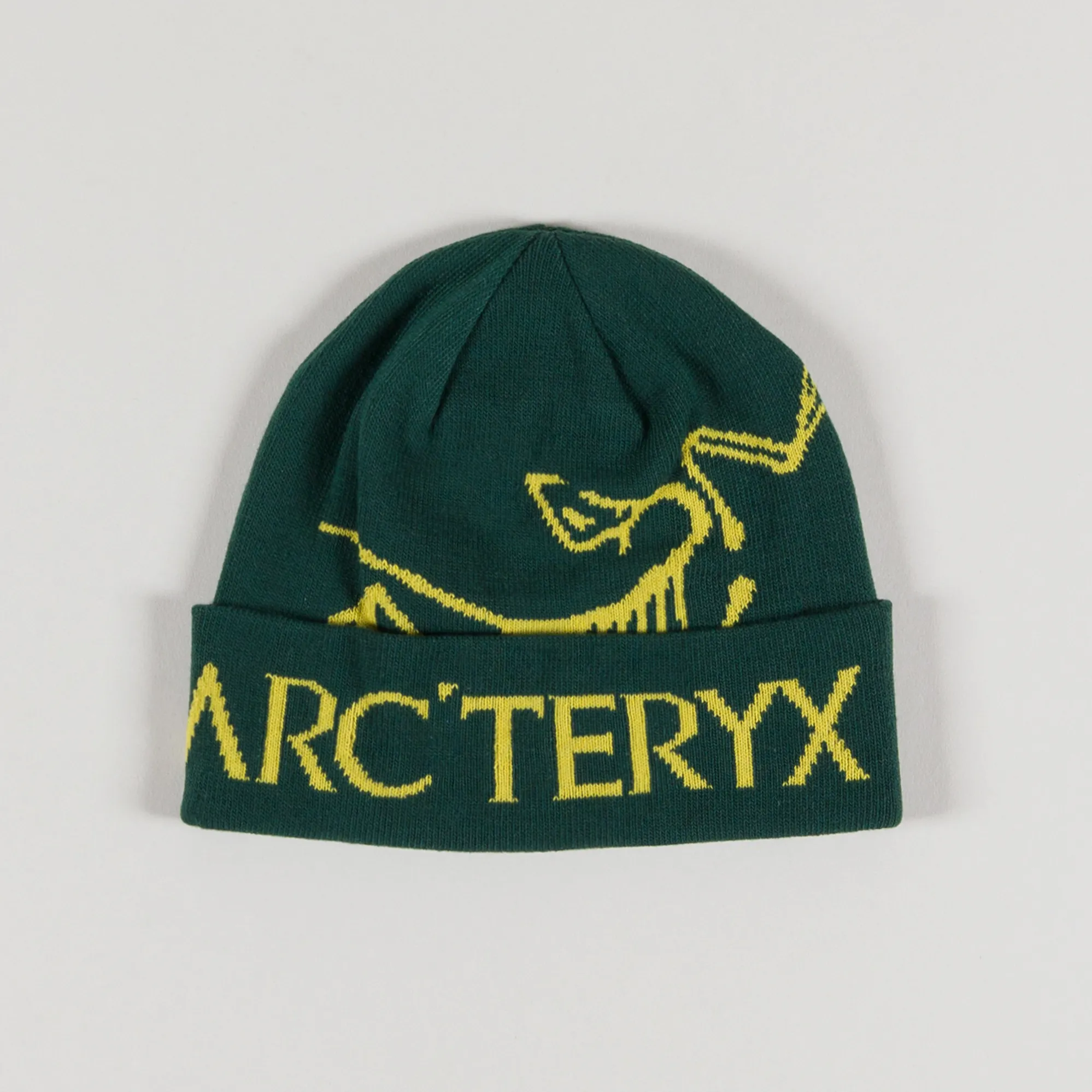 Arc'teryx Hat Bird Word Beanie Toque Pytheas Lampyre Green Yellow