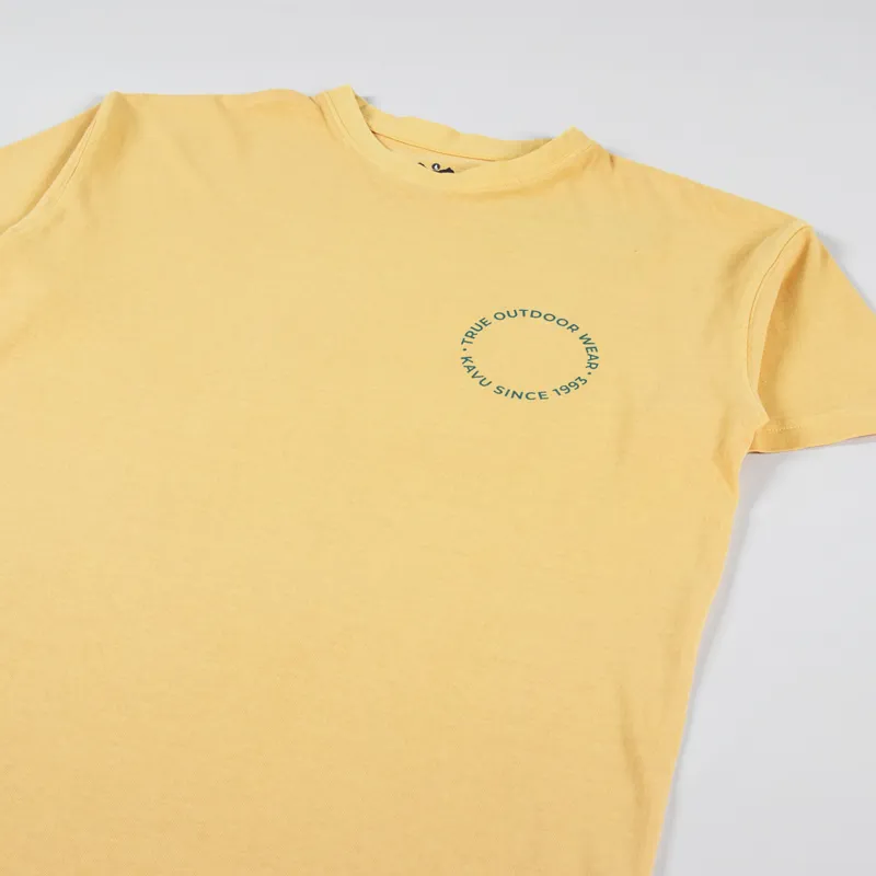 Kavu Breaker T Shirt Amber Yellow-2