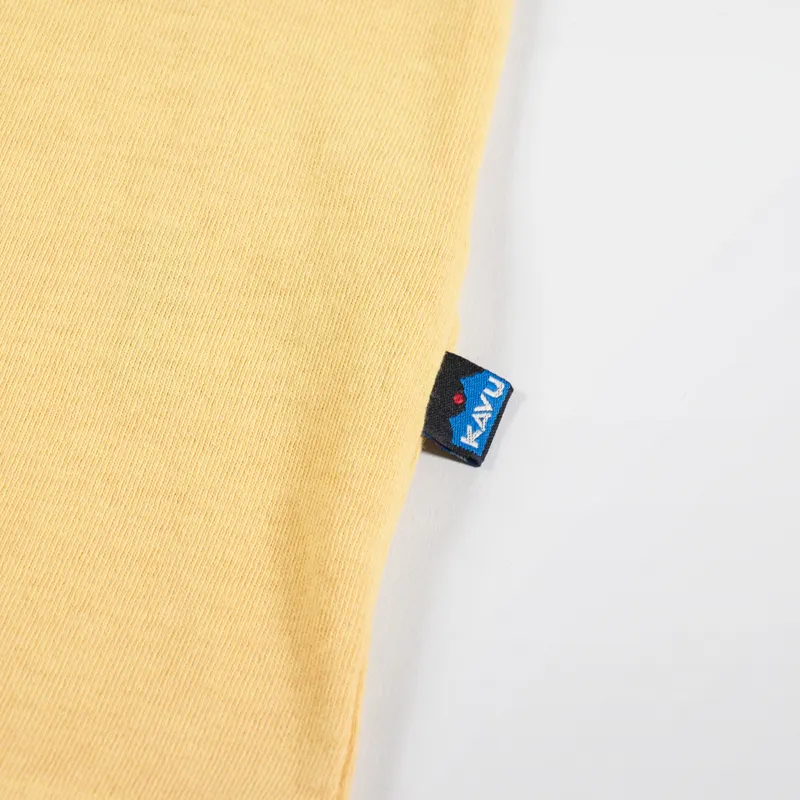 Kavu Breaker T Shirt Amber Yellow-4