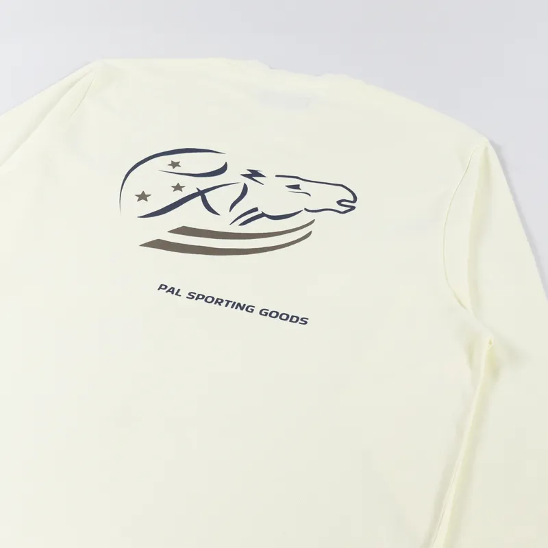 PAL Sporting Goods Breeders Cup Long Sleeve T Shirt Sun Fade Yellow-2