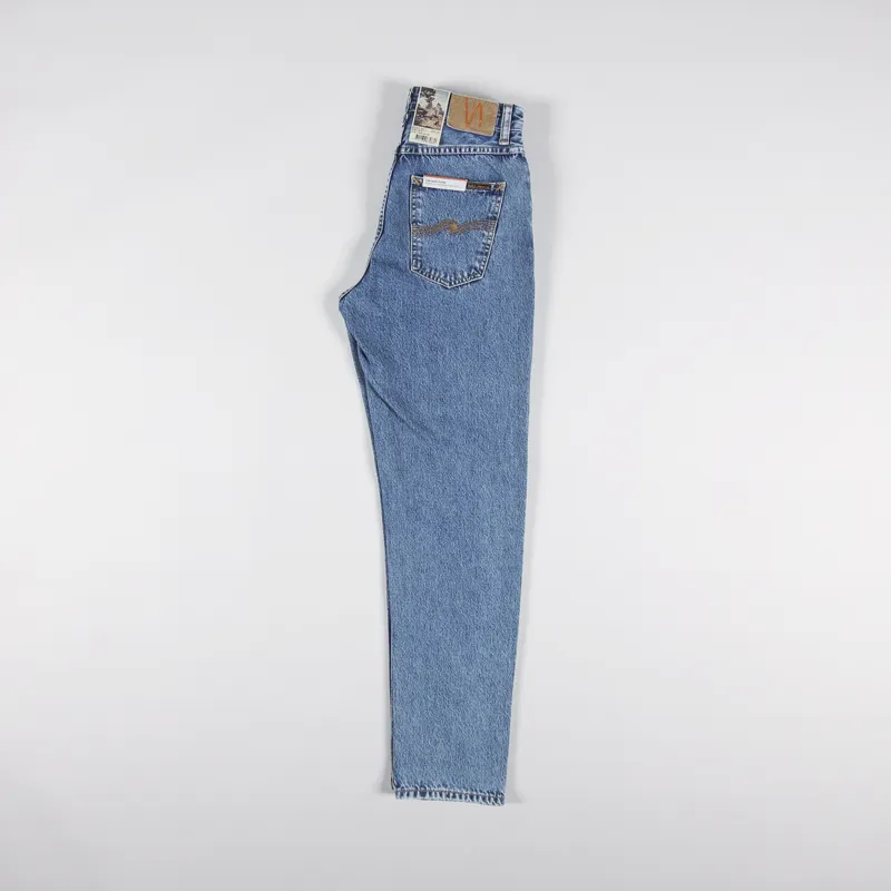 Nudie Jeans Womens Breezy Britt Simply Blue-4