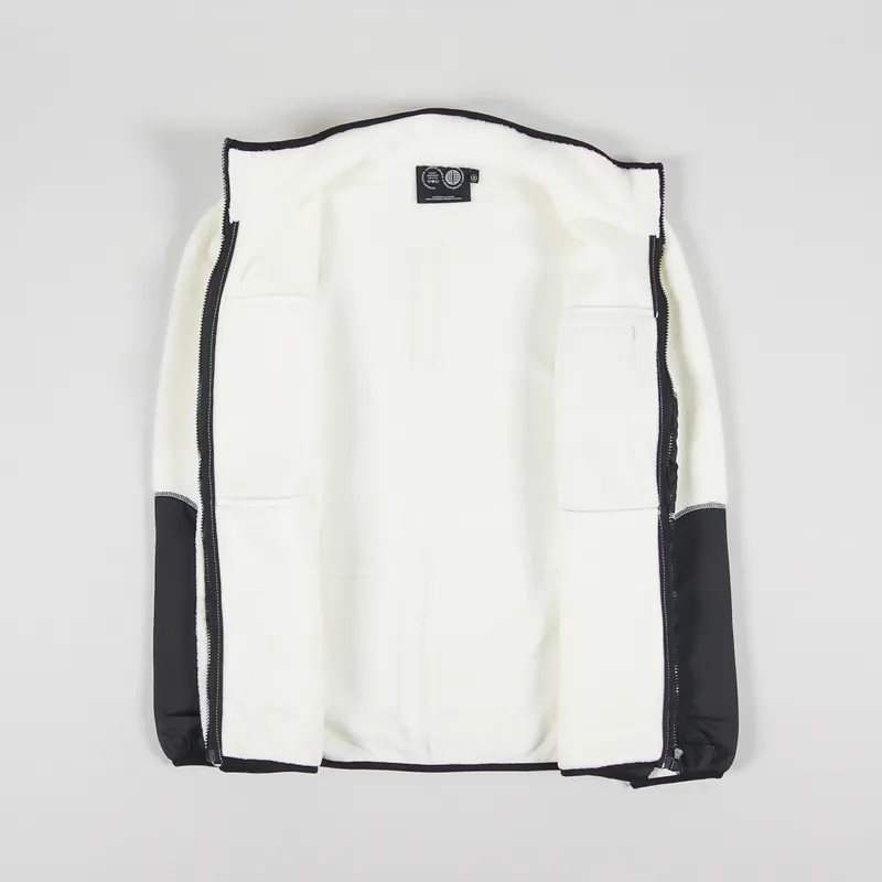 Carrier Goods Borg Zip Through Fleece Snow-1