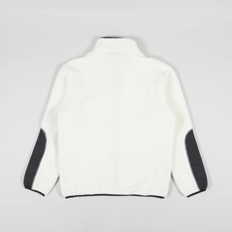 Carrier Goods Borg Zip Through Fleece Snow-2