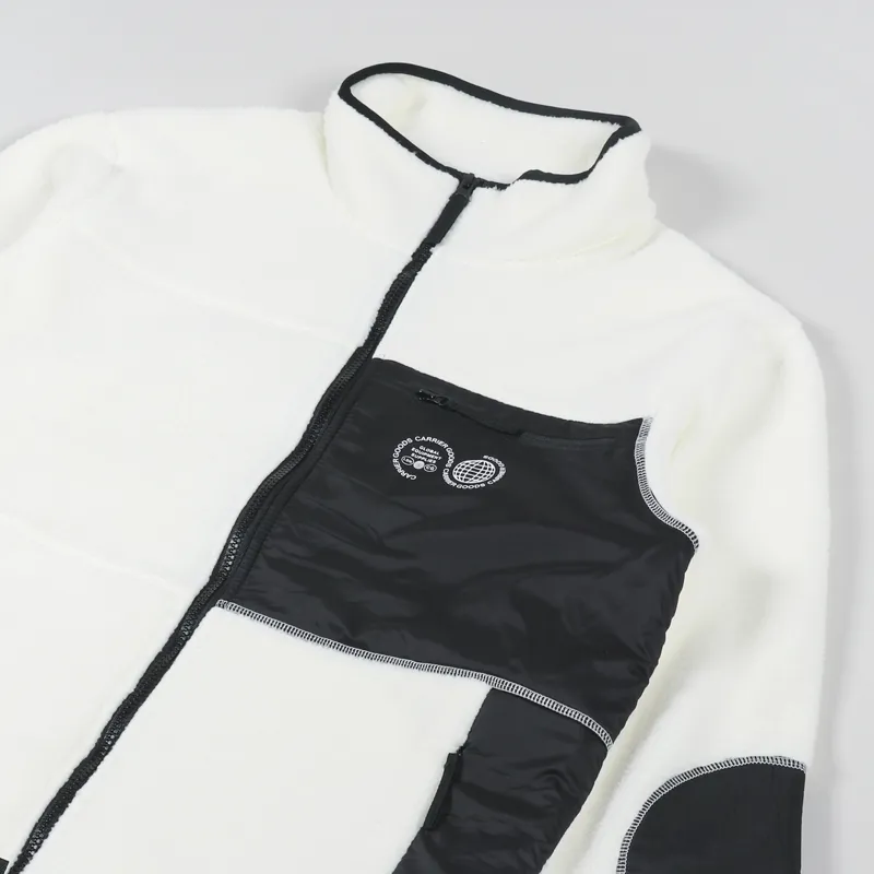 Carrier Goods Borg Zip Through Fleece Snow-3