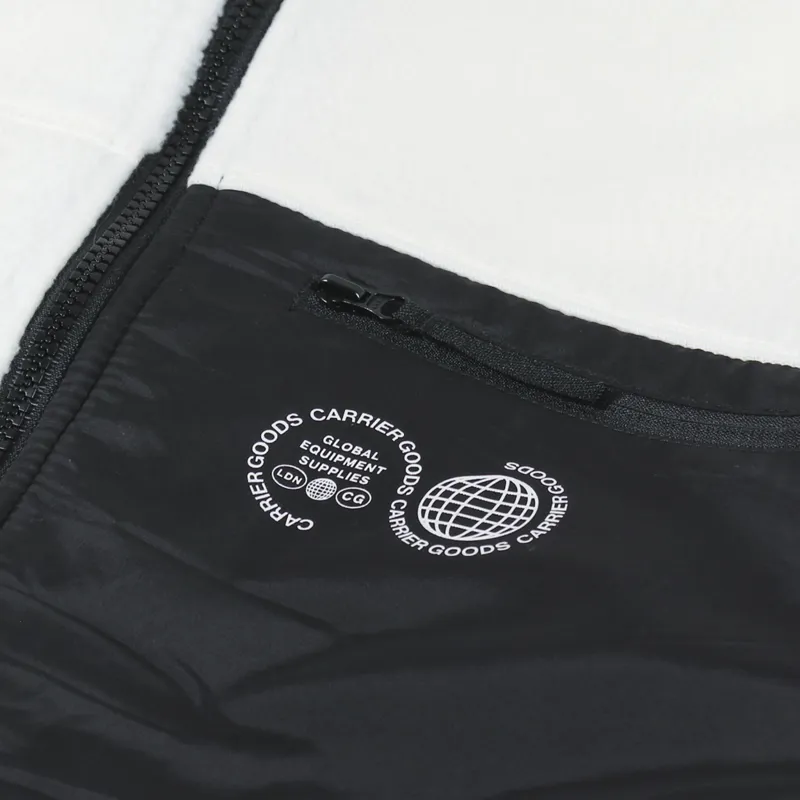 Carrier Goods Borg Zip Through Fleece Snow-7