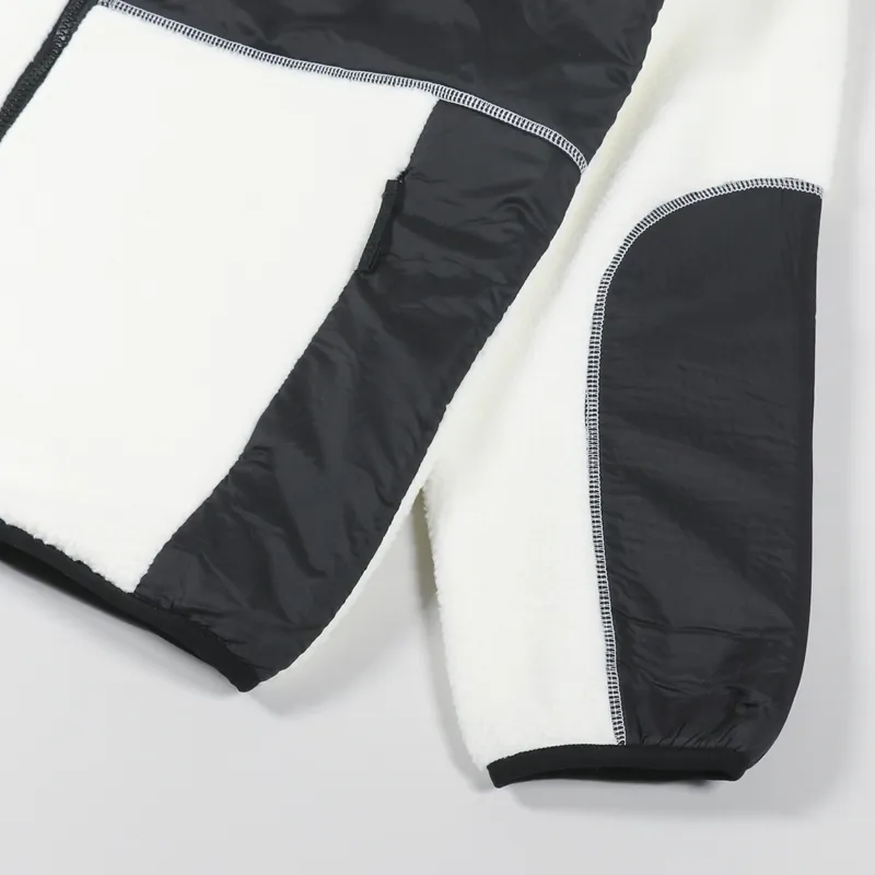 Carrier Goods Borg Zip Through Fleece Snow-6