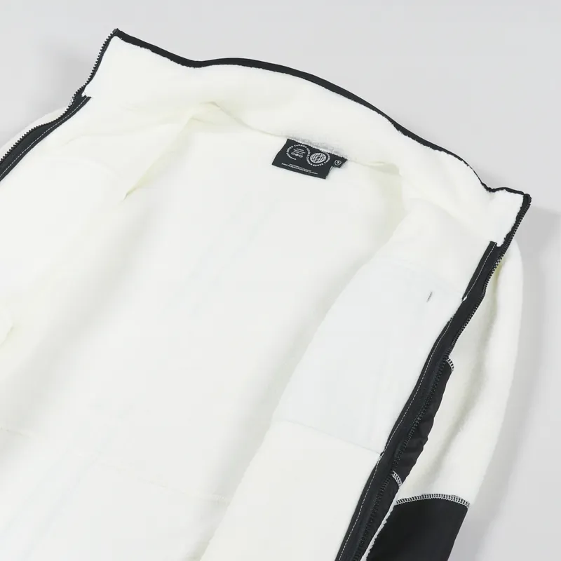 Carrier Goods Borg Zip Through Fleece Snow-4