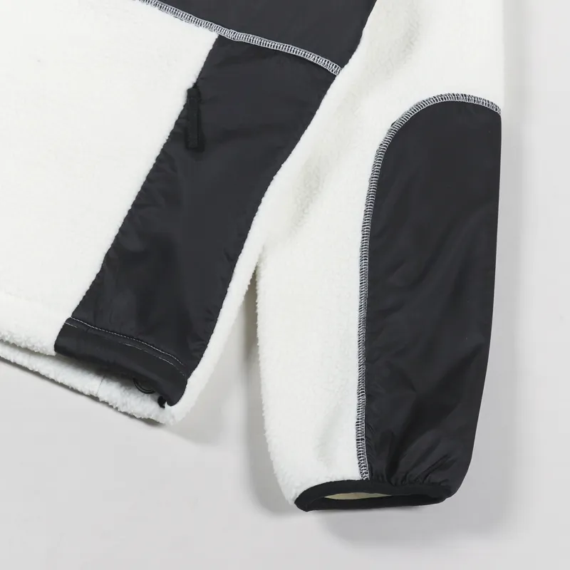 Carrier Goods Borg Zip Through Fleece Ecru-6