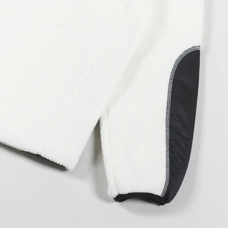 Carrier Goods Borg Zip Through Fleece Ecru-8