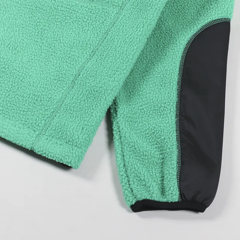 Carrier Goods Borg Zip Through Fleece Tennis Green-8