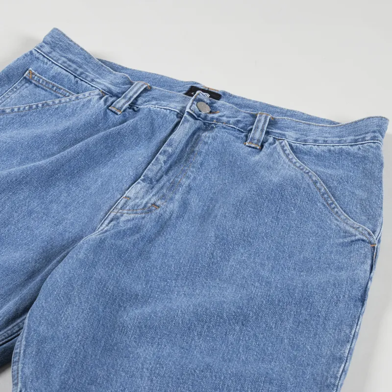 Edwin Bridger Shorts Light Stone Washed Blue-2