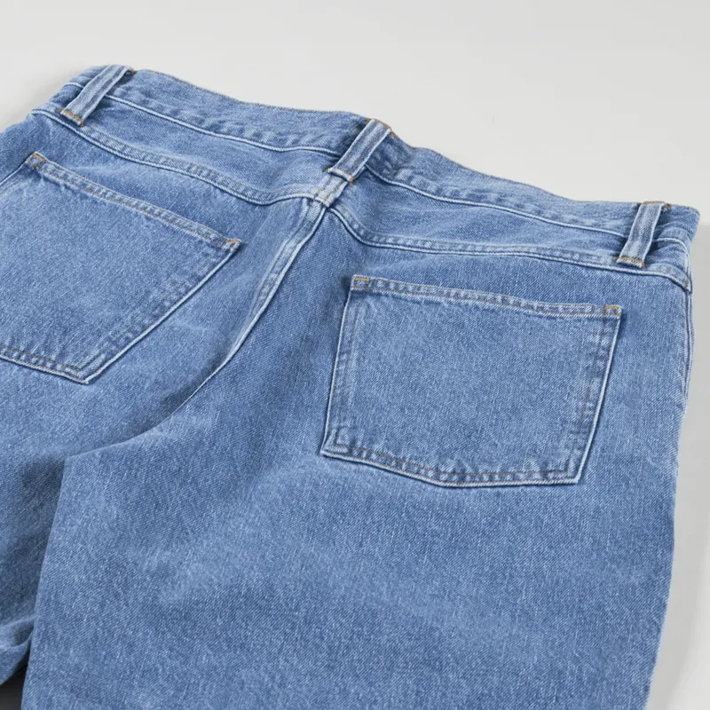 Edwin Bridger Shorts Light Stone Washed Blue-3