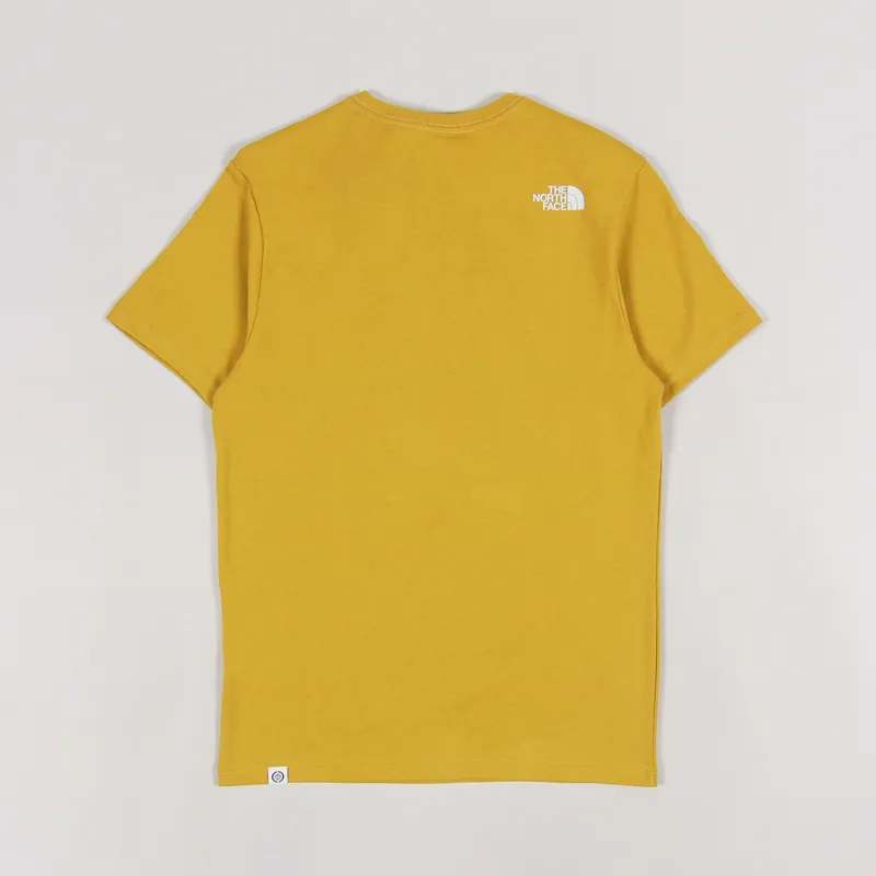 The North Face Berkeley California T Shirt Scrap Arrowwood Yellow-1