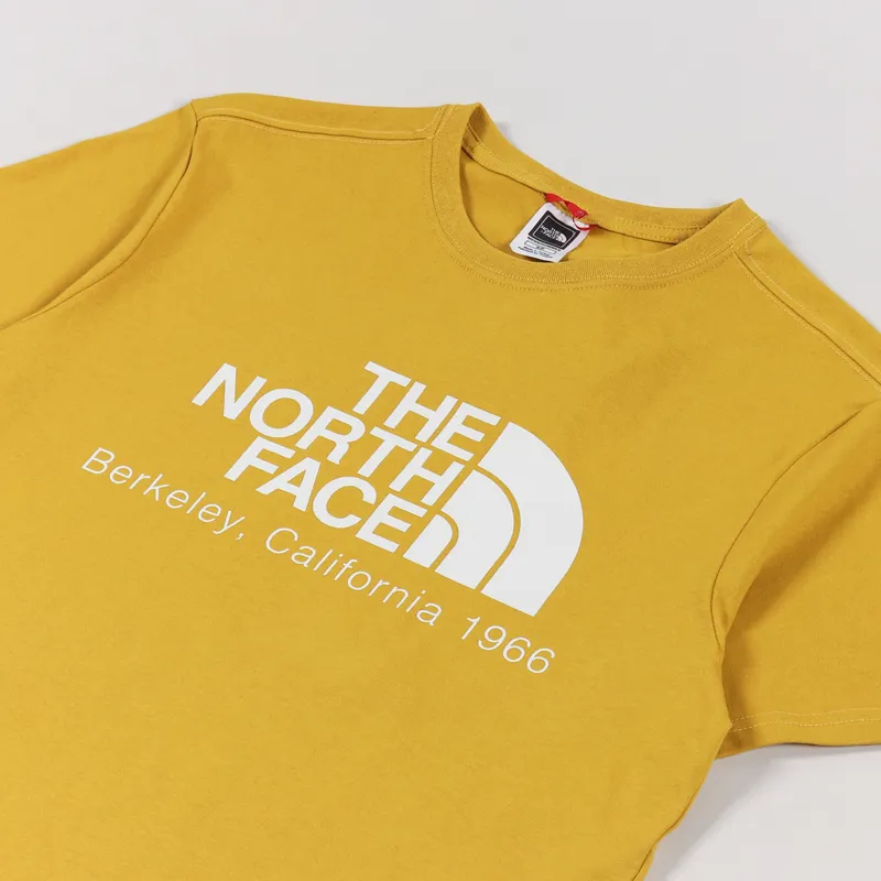 The North Face Berkeley California T Shirt Scrap Arrowwood Yellow-2