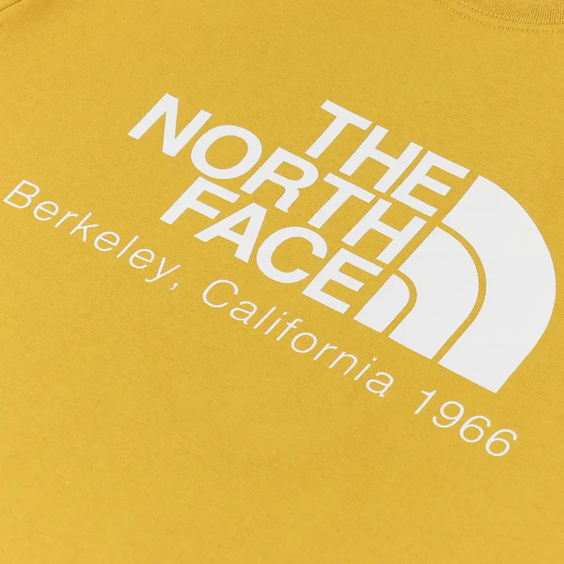 The North Face Berkeley California T Shirt Scrap Arrowwood Yellow-4