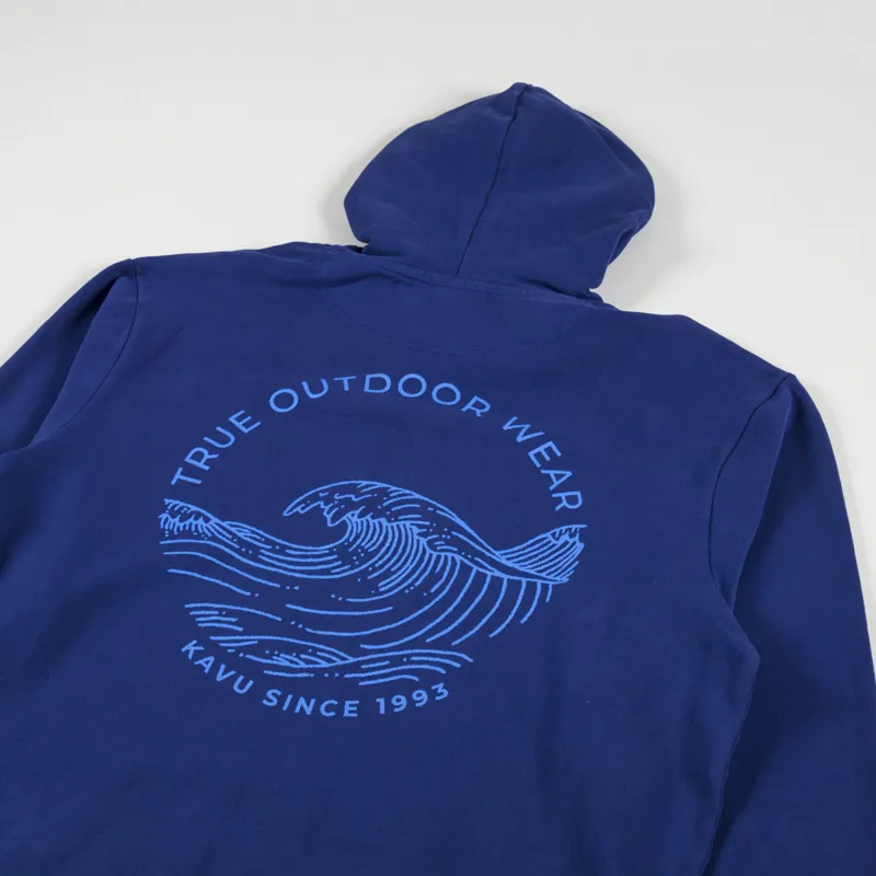 Kavu Breaker Hooded Sweat Medieval Blue-2