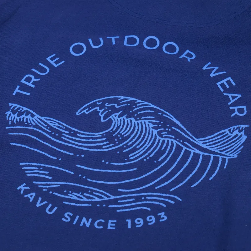 Kavu Breaker Hooded Sweat Medieval Blue-4