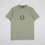 Fred Perry Branded T Shirt Light Sage