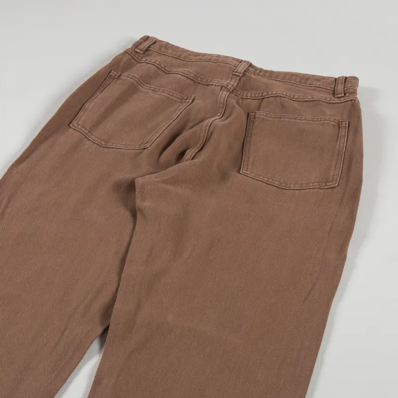 Rhythm Womens Brentwood Straight Leg Jean Brown-5