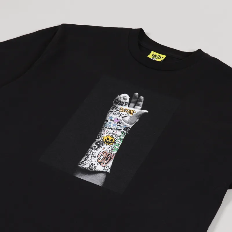 Iggy Broken T Shirt Black-1