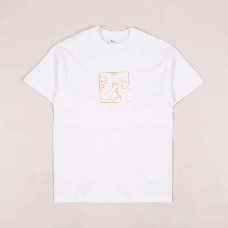 Studio Skateboards Bros T Shirt White