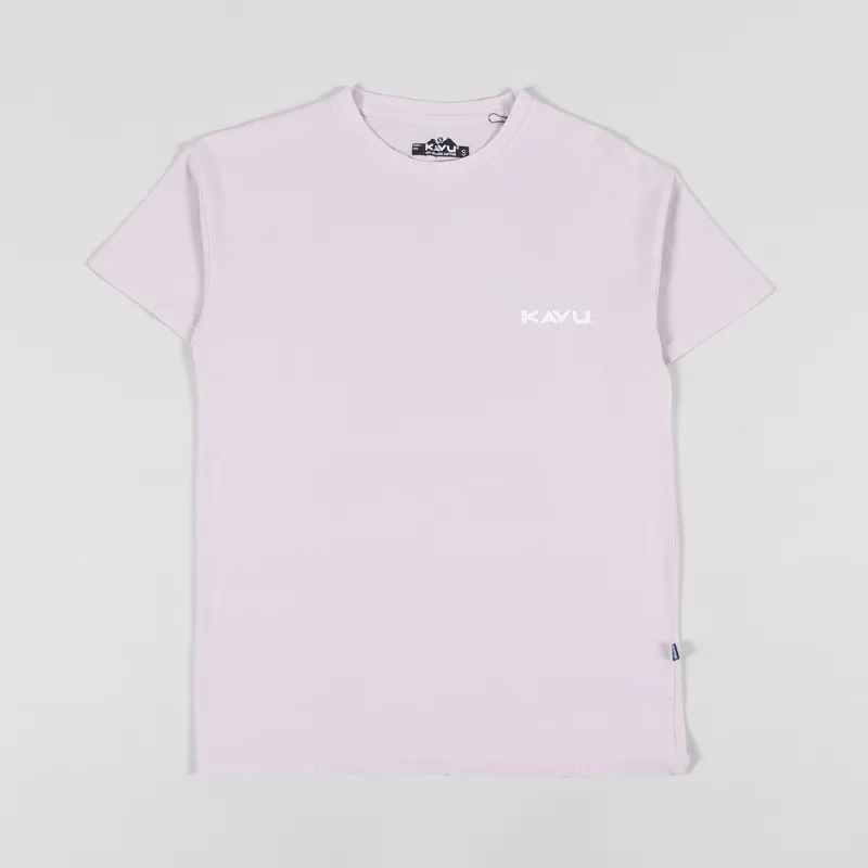 Kavu Brush Stroke T Shirt Purple Mist-1