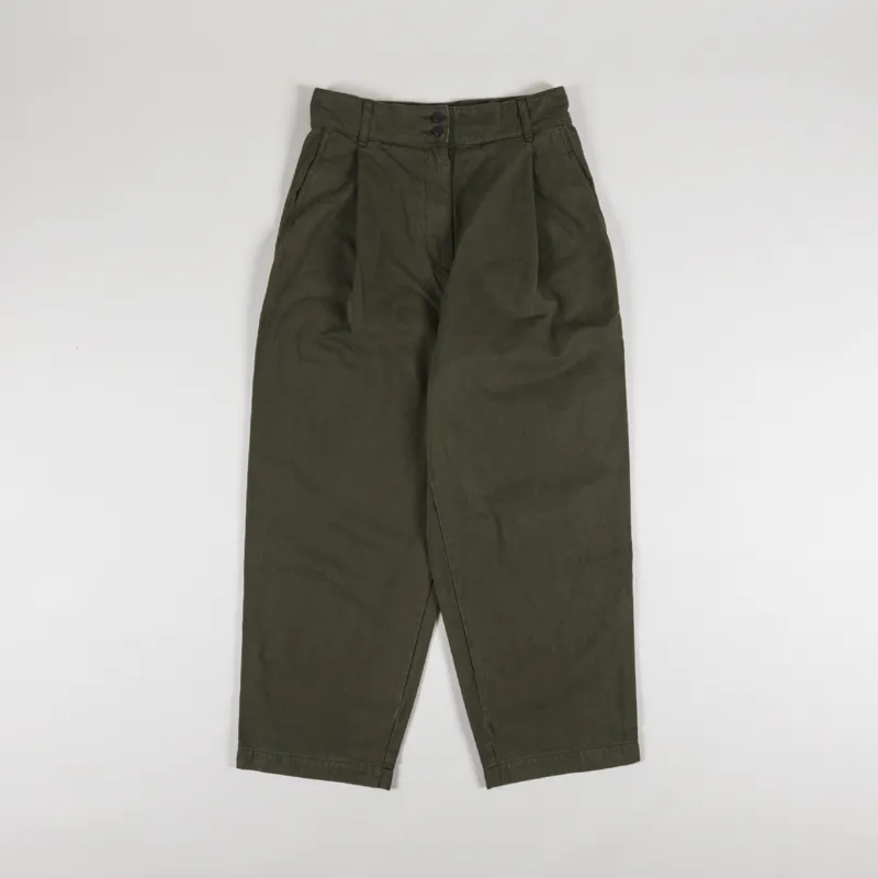 Girls Of Dust Womens British Worker Pants Cypress-1