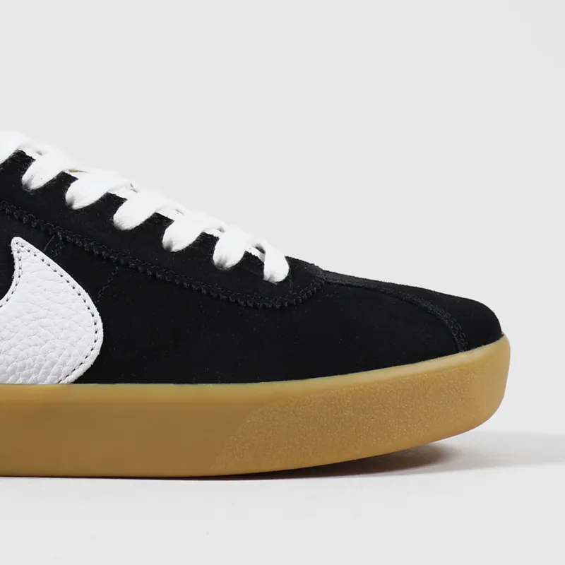 Nike SB Bruin React Shoes Black White Gum-5