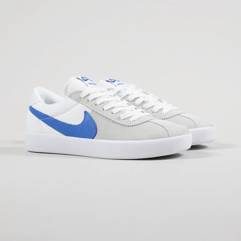 Nike SB Bruin React Shoes Summit White Signal Blue