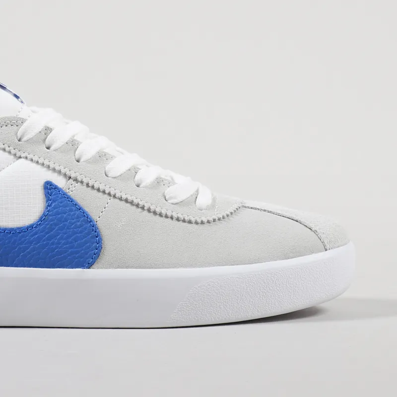 Nike SB Bruin React Shoes Summit White Signal Blue-6
