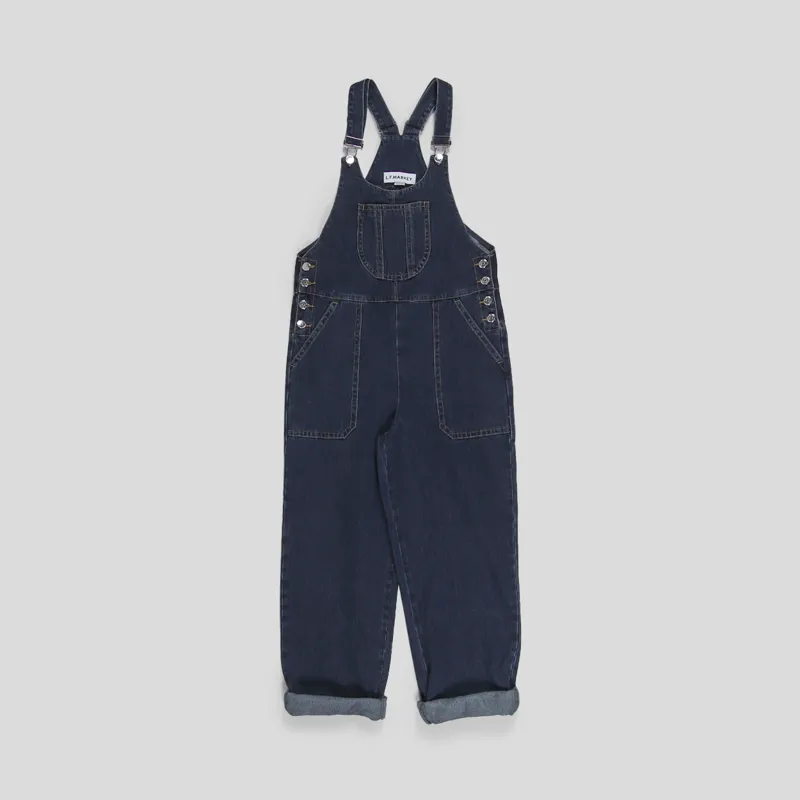 L.F.Markey Womens Bryson Dungarees Indigo