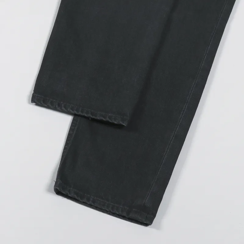 Nudie Jeans Womens Breezy Britt Black Worn-6