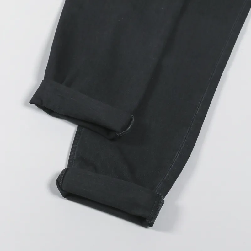 Nudie Jeans Womens Breezy Britt Black Worn-5