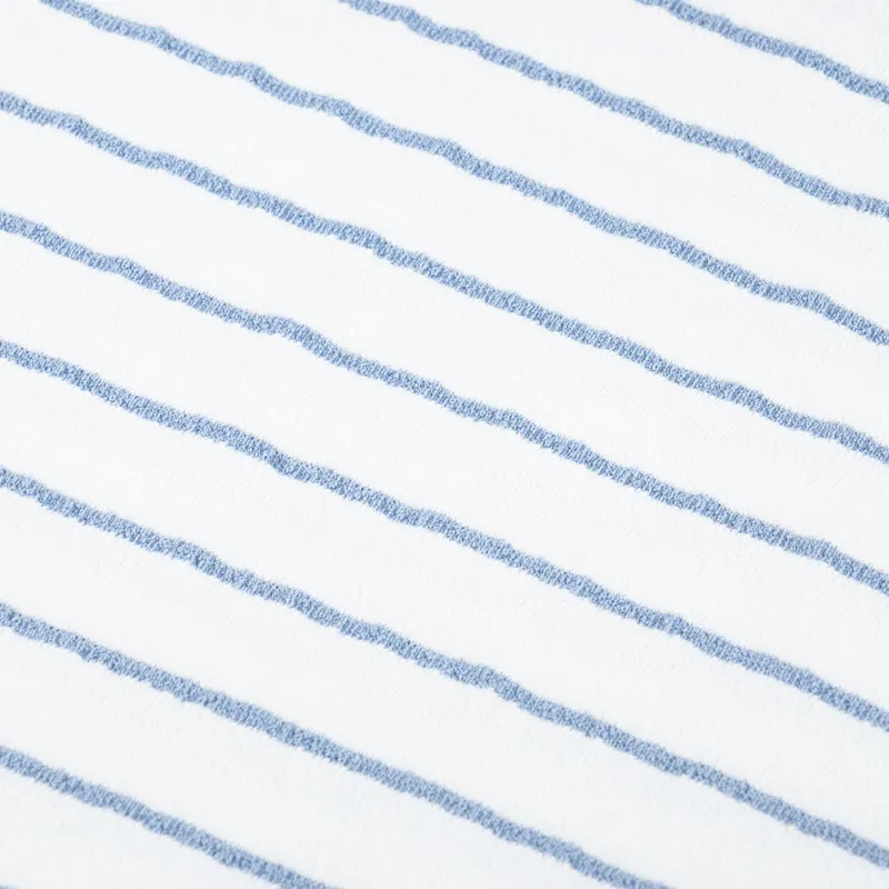 Unfeigned Basic Long Sleeve T Shirt Terry Marine Stripes-5