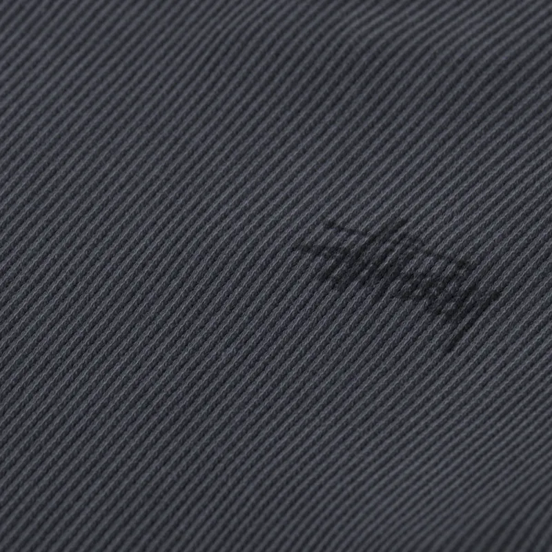 Stussy Long Sleeve Thermal T Shirt Washed Black-3