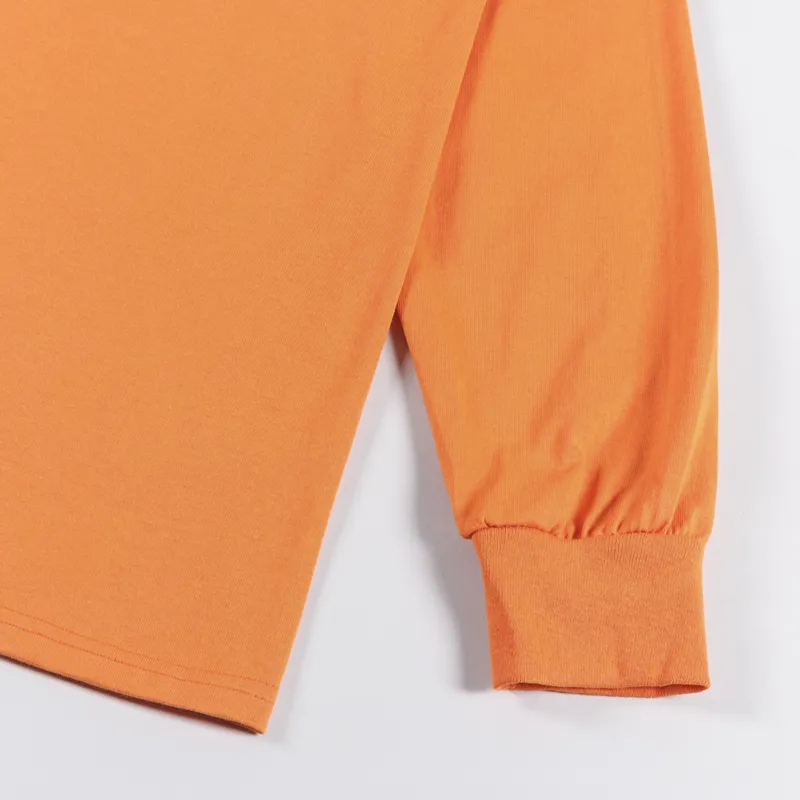 Stussy Basic Long Sleeve T Shirt Coral-7