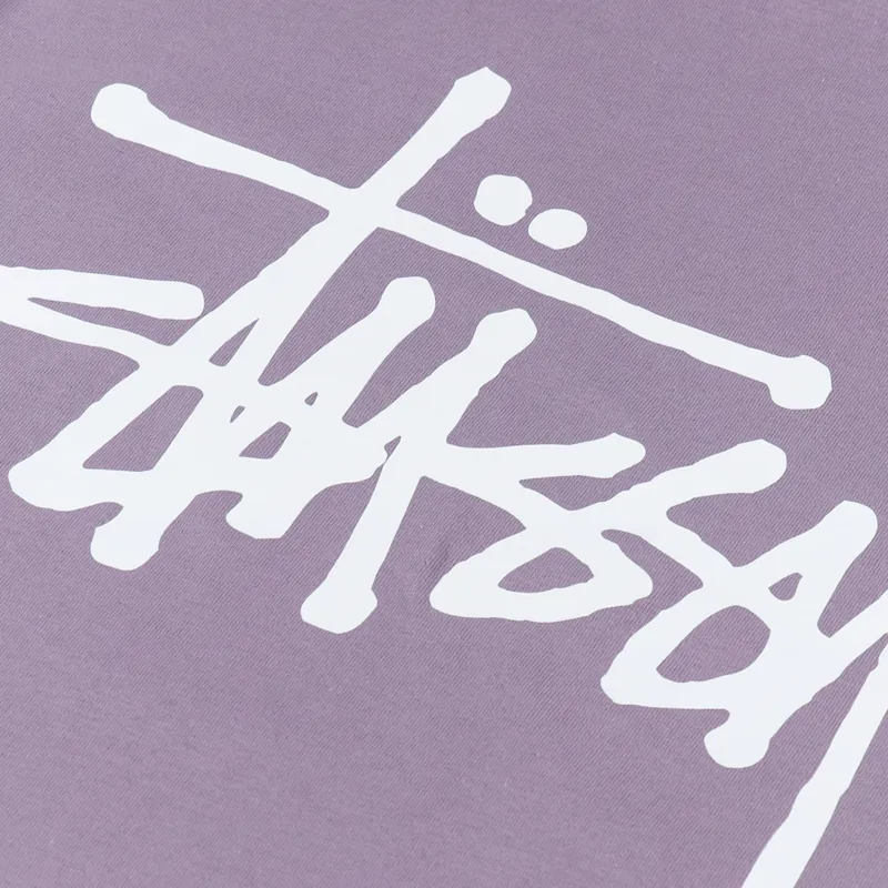 Stussy Basic T Shirt Mauve-4