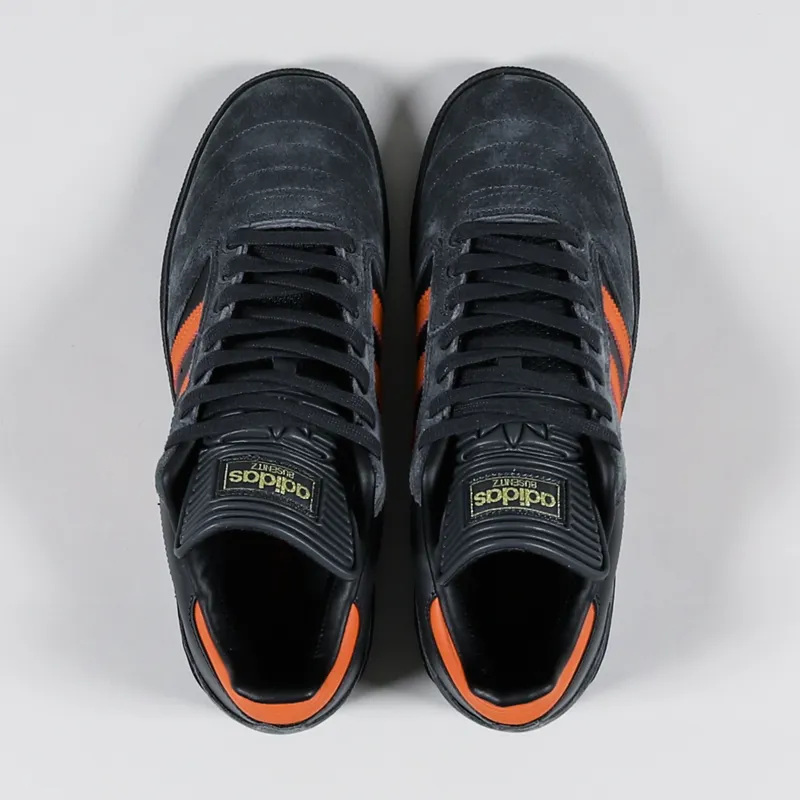 Adidas Skateboarding Busenitz Pro Shoes Carbon Orange Black-2