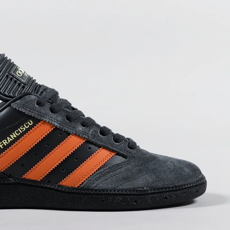 Adidas Skateboarding Busenitz Pro Shoes Carbon Orange Black-6
