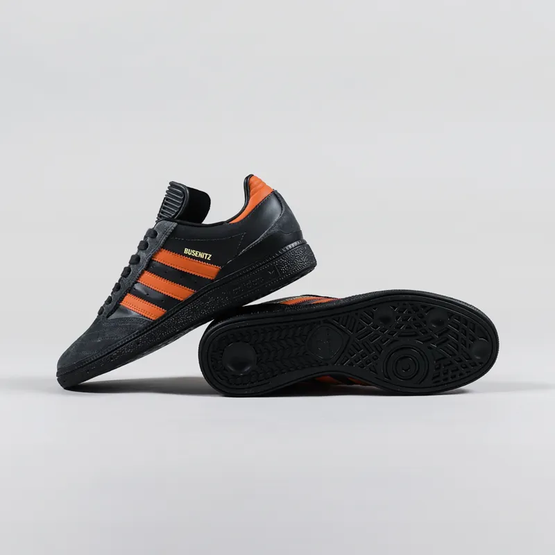 Adidas Skateboarding Busenitz Pro Shoes Carbon Orange Black-1